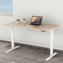 Móveis comerciais modernos de alta qualidade personalizados para ficar em pé Duas pernas Desk de altura ajustável